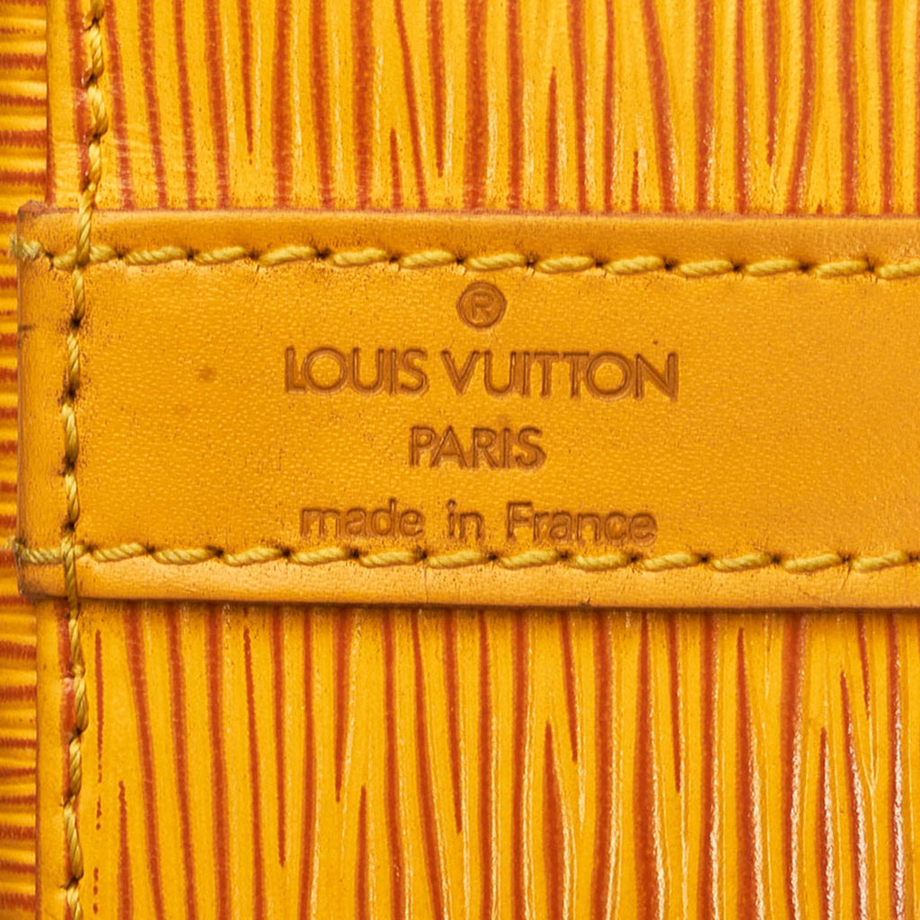 Louis Vuitton Yellow Leather Noe shoulder bag