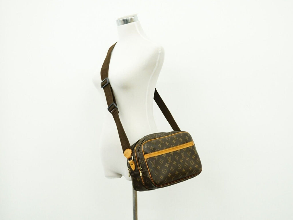 Louis Vuitton Brown Canvas Reporter pm shoulder bag