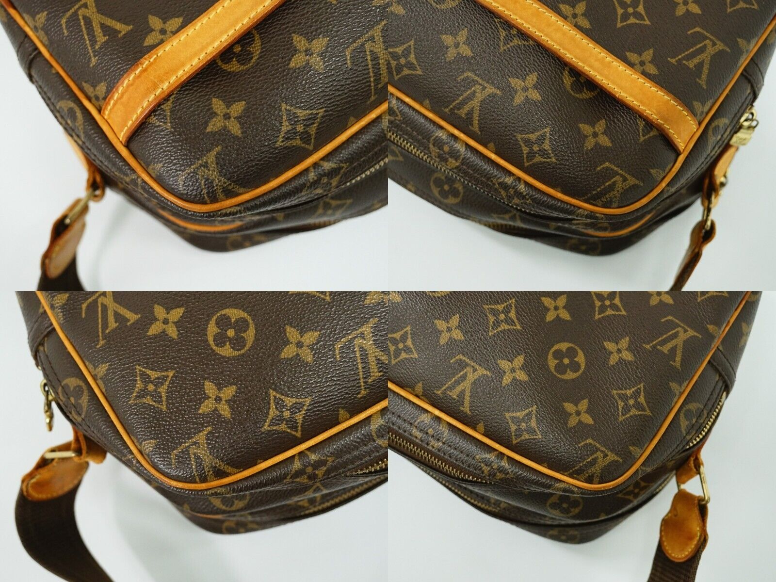 Louis Vuitton Brown Canvas Reporter pm shoulder bag