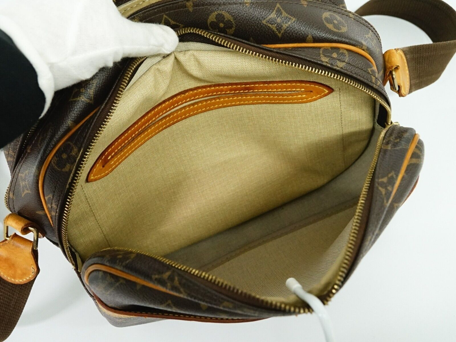 Louis Vuitton Brown Canvas Reporter pm shoulder bag