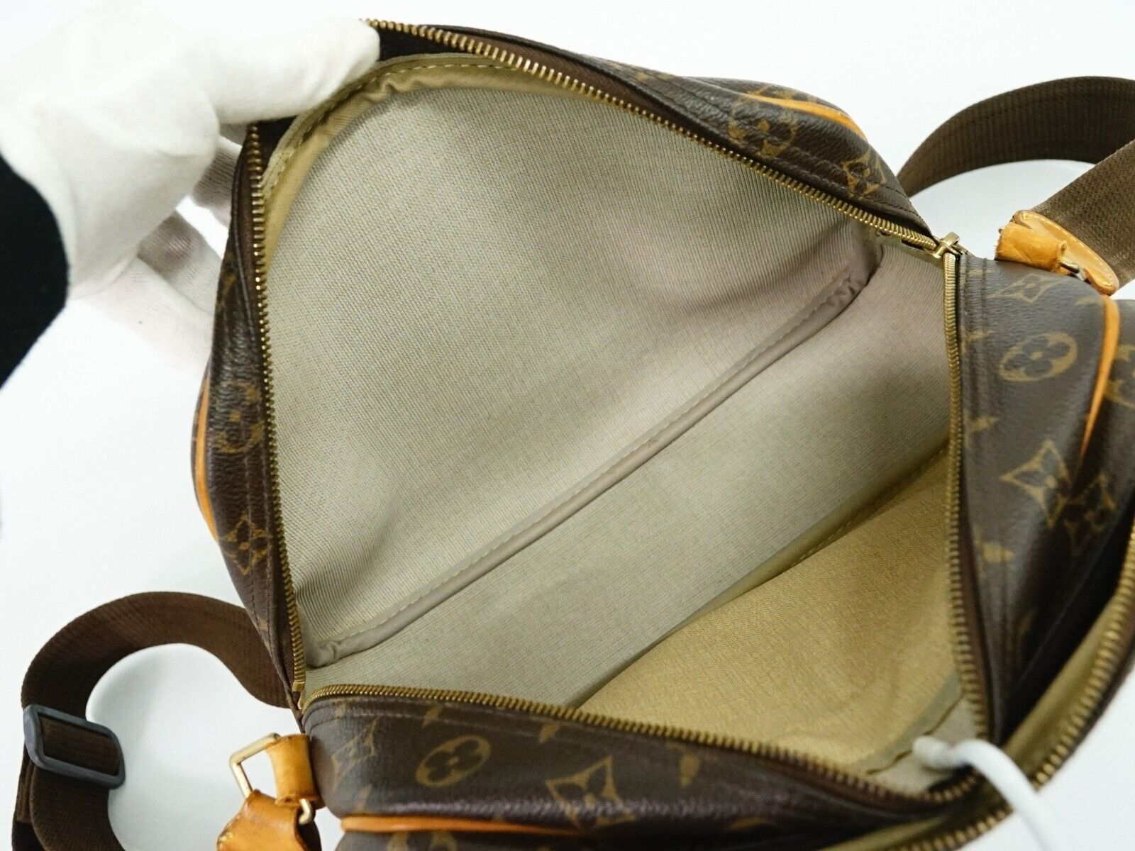 Louis Vuitton Brown Canvas Reporter pm shoulder bag