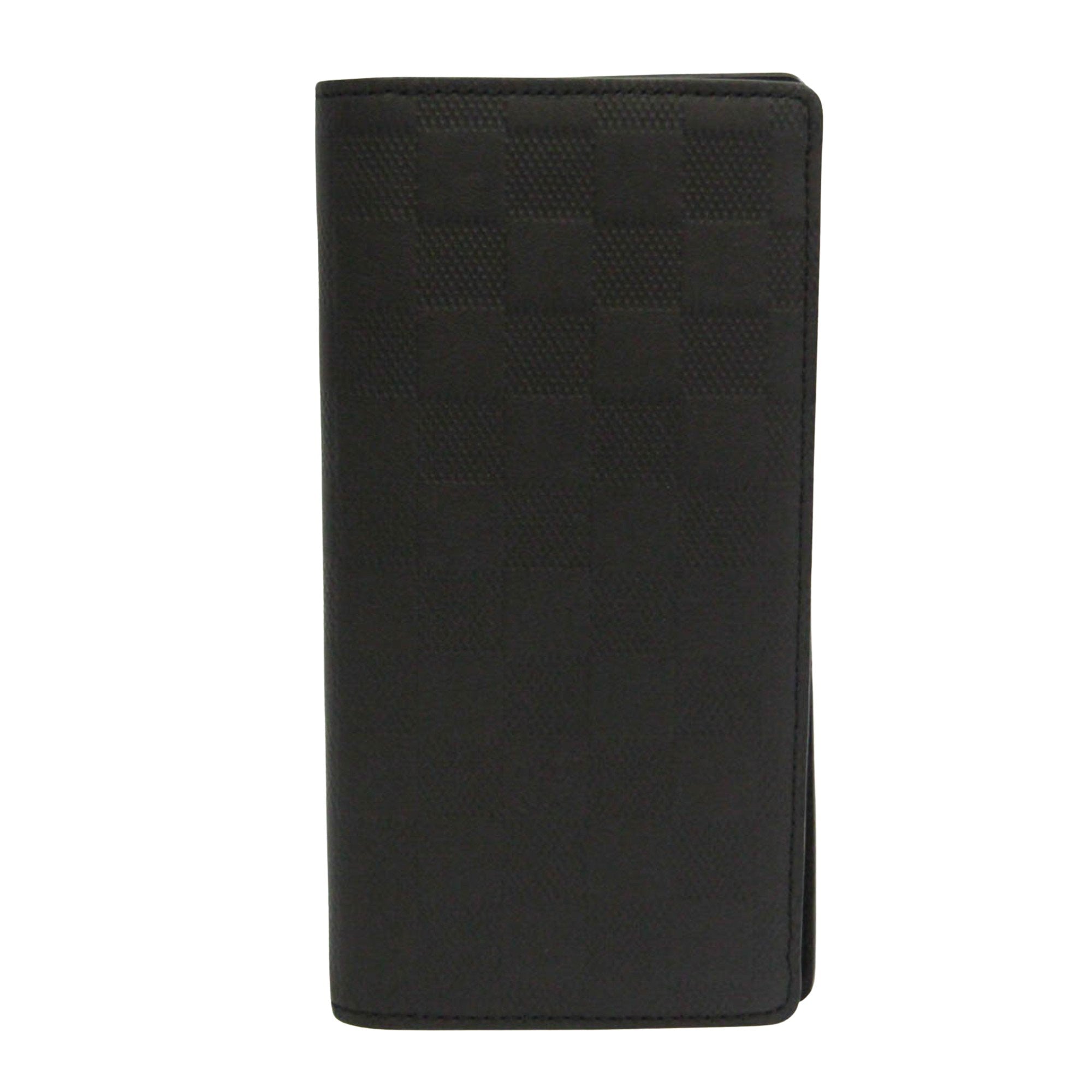 Louis Vuitton Black Canvas Brazza wallet accessories