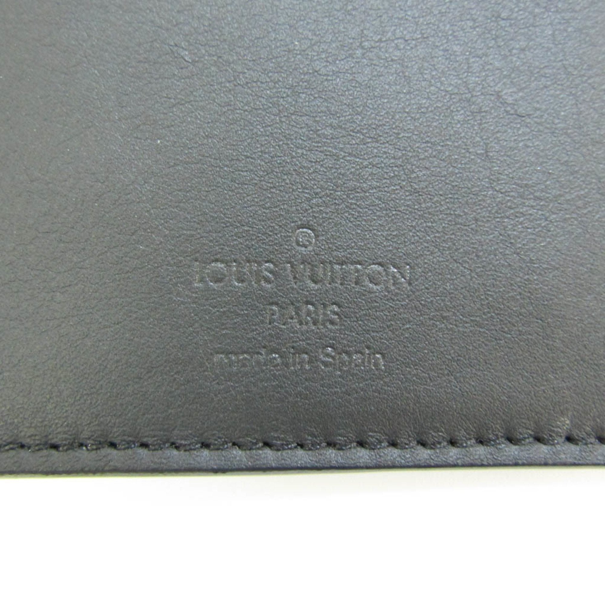 Louis Vuitton Black Canvas Brazza wallet accessories
