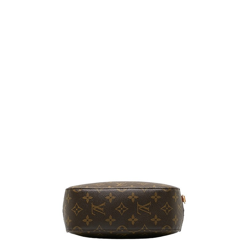 Louis Vuitton Monogram M47500 Handbag PVC/Leather Brown
