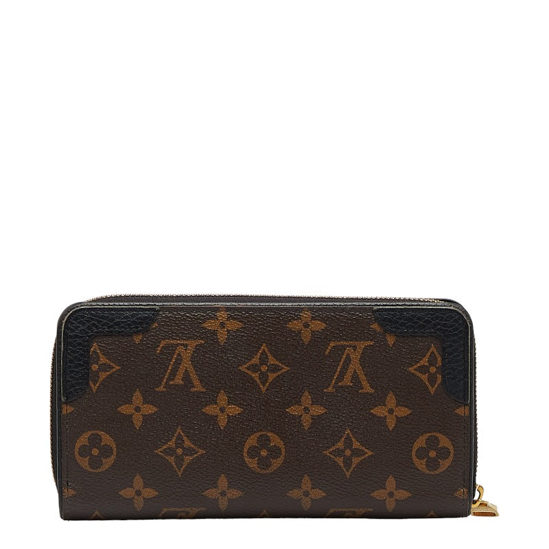 Louis Vuitton Monogram MacArthur Jeep Wallet Retiro Roundfastner Long Wallet M61855 Brown PVC Leather Men LOUIS Vuitton