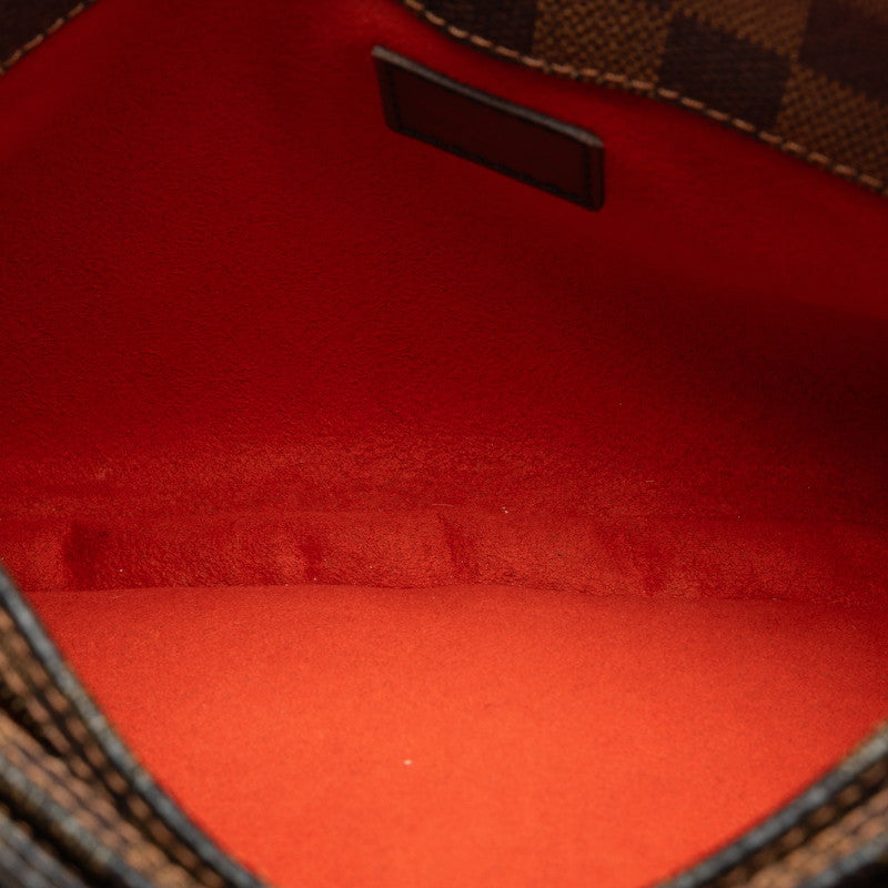 Louis Vuitton Damiere Overnight Shoulder Bag N51129 Eve Brown PVC Leather Lady Louis Vuitton