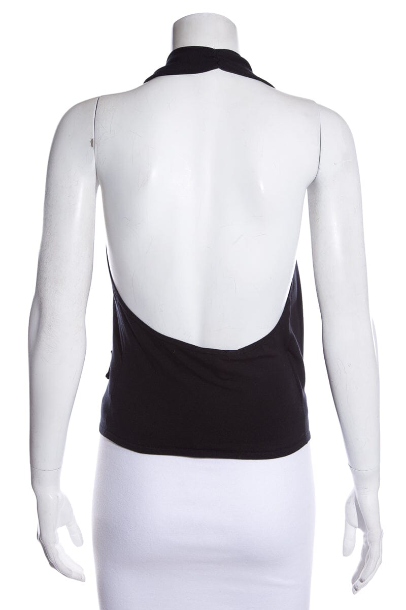 Gucci Black Halter Top SZ M