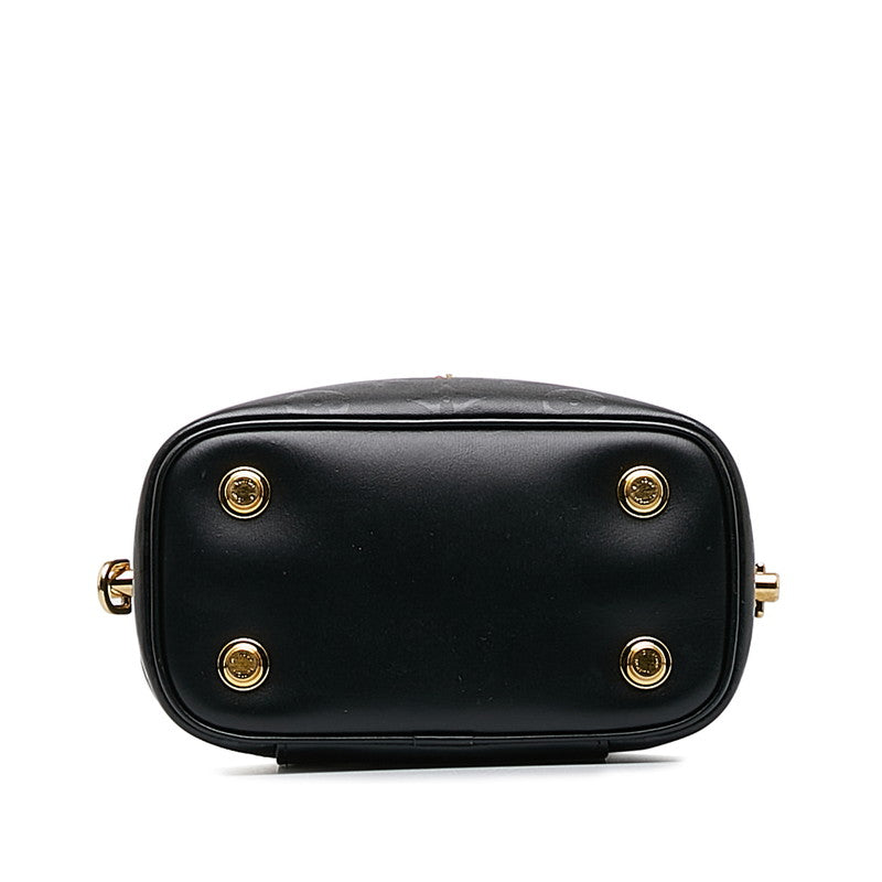 Louis Vuitton Monogram Ink Vanity PM Vanity Bag Shoulder Bag 2WAY M57118 Noir Black Leather  Louis Vuitton