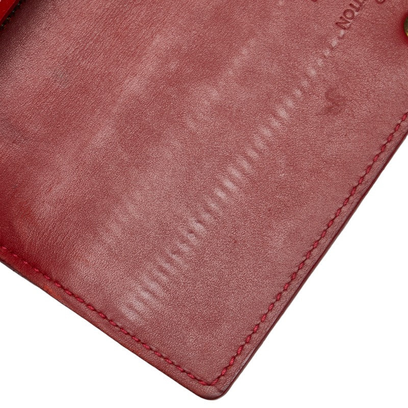 Louis Vuitton Sarah Long Wallet in Vernis Red M93530