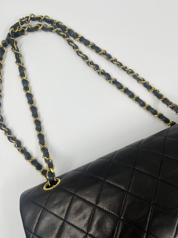 Chanel Classic Double Flap Bag with 24k gold plated hardware