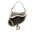DIOR Shearling Saddle Bag