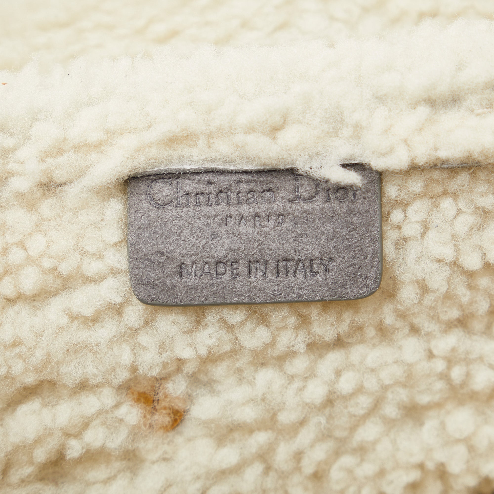 DIOR Shearling Saddle Bag