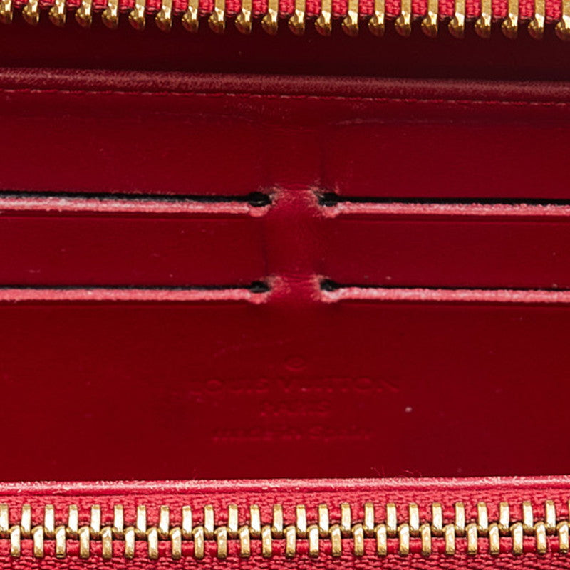 Louis Vuitton Sweet Monograms Verney Zippy Wallet Roundfashner Long Wallet M90123 Rose Andy Red Patent Leather  Louis Vuitton