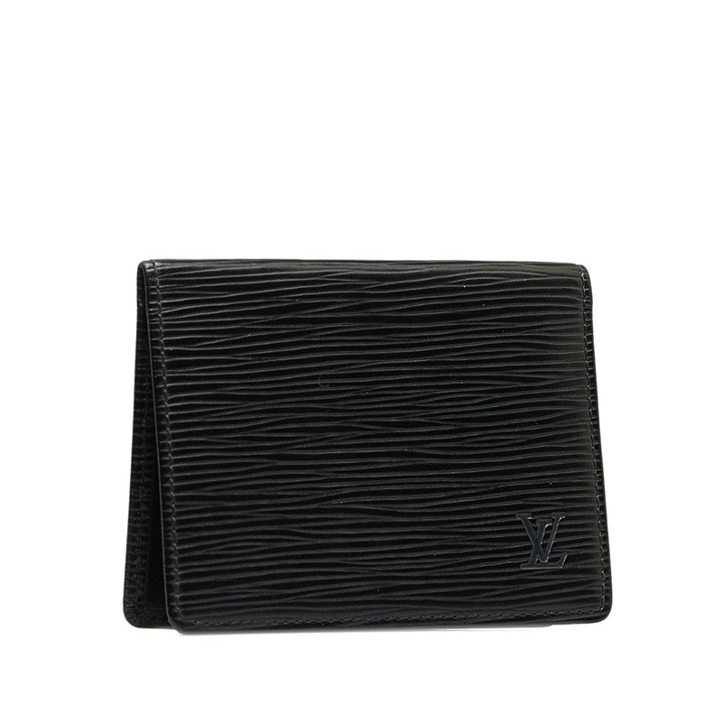Louis Vuitton Epic Port 2 Cult Vertical Card Case M63202 Noir Black Leather  Louis Vuitton