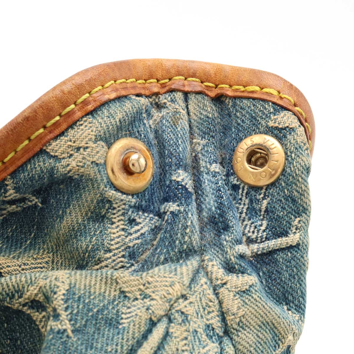 Louis Vuitton Monogram Denim Private Bag Mini Bag Blue M95020