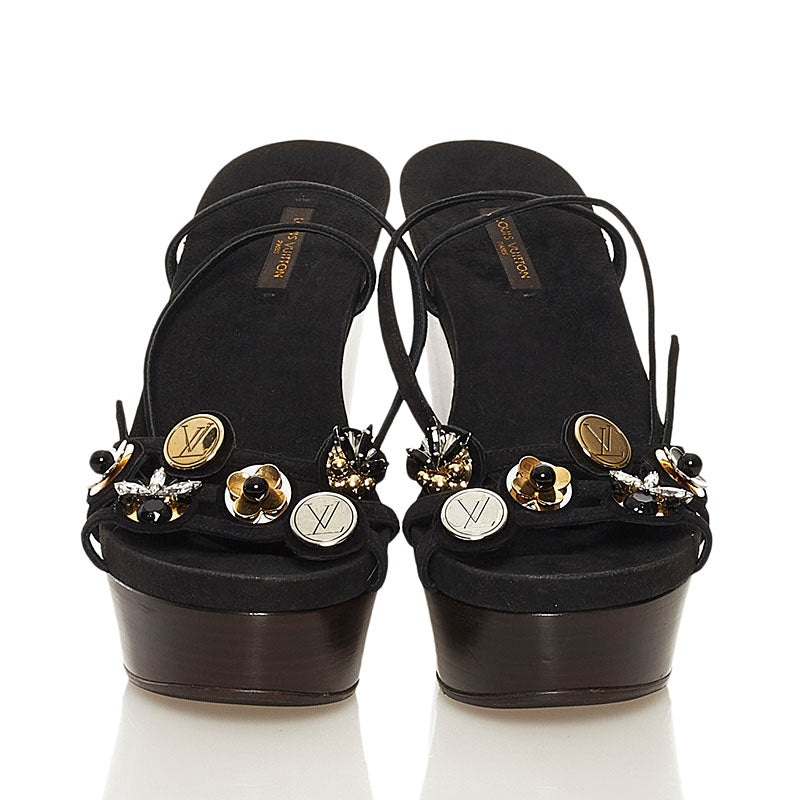 Louis Vuitton Louis Vuitton Pumpkins Swede Black Brown 's Eyes