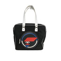 Chanel Toile Rubber Leather Large Zipped Airline Shopping Bag