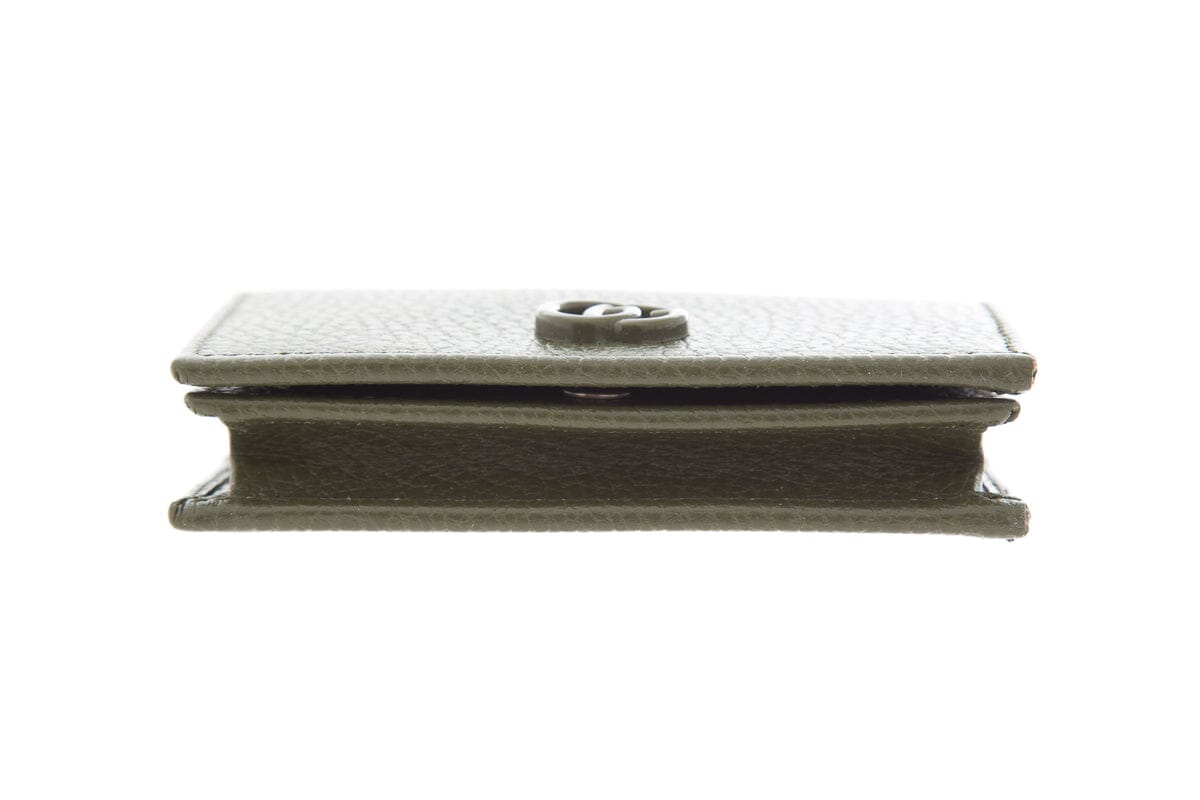 Gucci Green Compact Leather Wallet