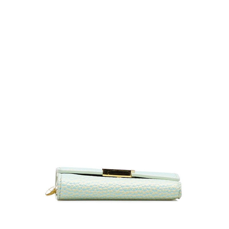 Louis Vuitton Portfolio Capsine XS Summer Star Dust Double Folded Wallet Compact Wallet M81528 Green Leather  Louis Vuitton