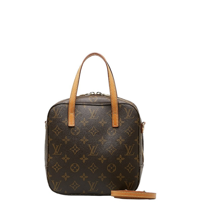 Louis Vuitton Monogram M47500 Handbag PVC/Leather Brown