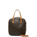 Louis Vuitton Monogram M47500 Handbag PVC/Leather Brown