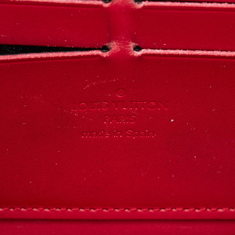 Louis Vuitton Sweet Monograms Verney Zippy Wallet Roundfashner Long Wallet M90123 Rose Andy Red Patent Leather  Louis Vuitton