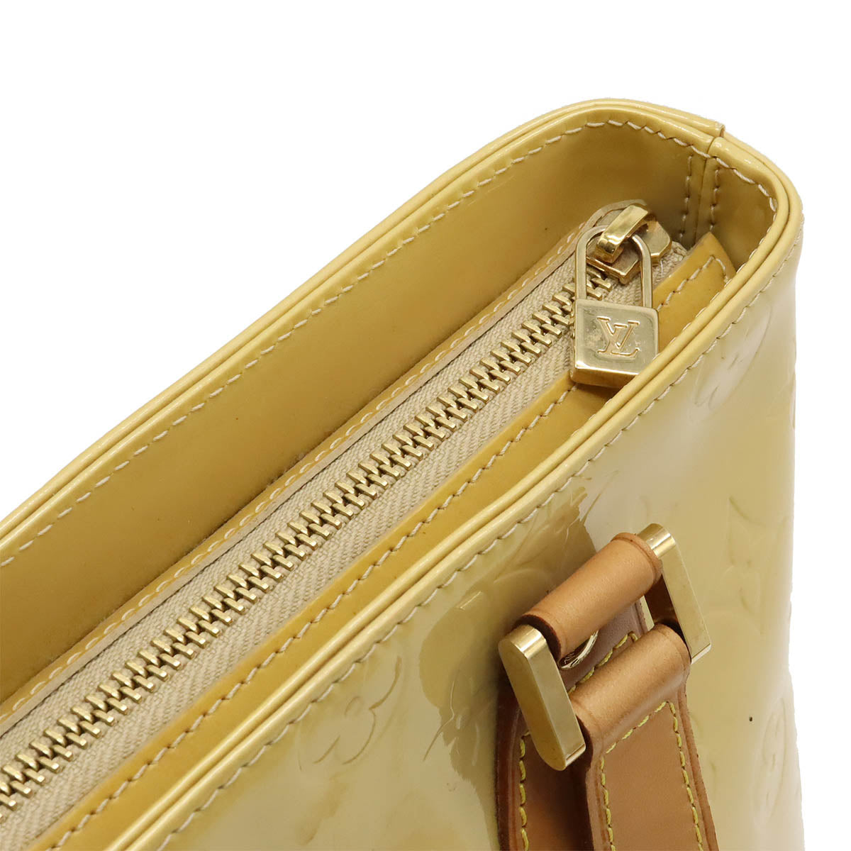 Louis Vuitton Louis Vuitton Monograms Verne Houston Toast Bag Emmeline Patent Leather M91004