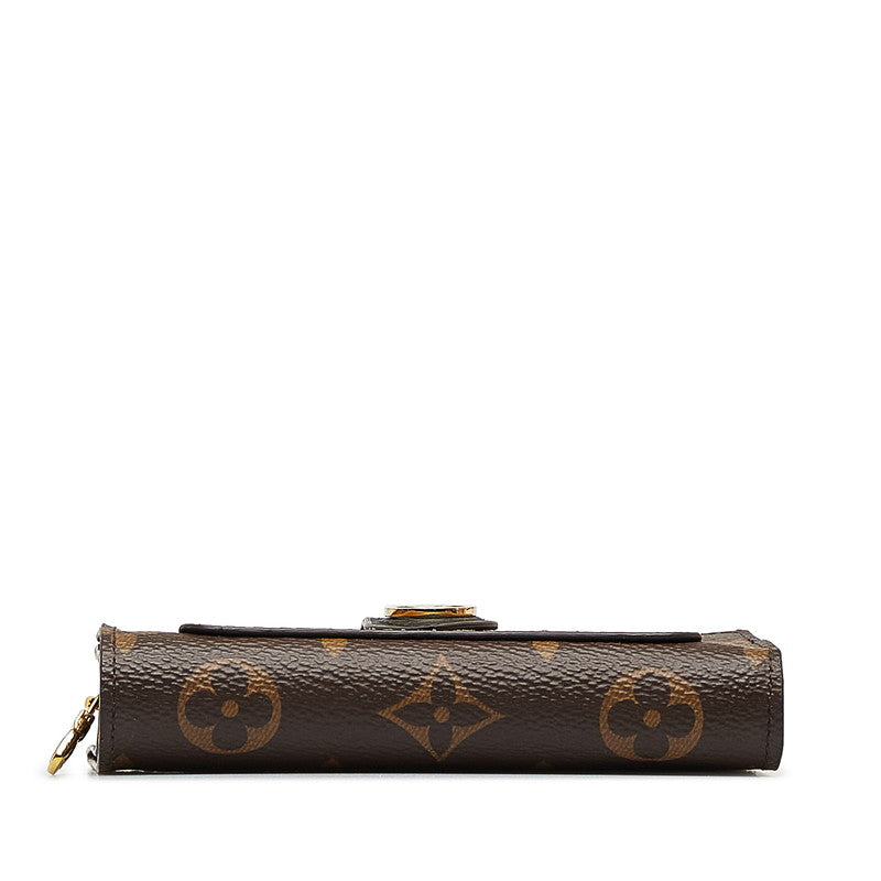 Louis Vuitton Monogram Giant Reverse Portfolio Juliet Double Folded Wallet M69432 Marlon Brown Gold PVC Leather  Louis Vuitton