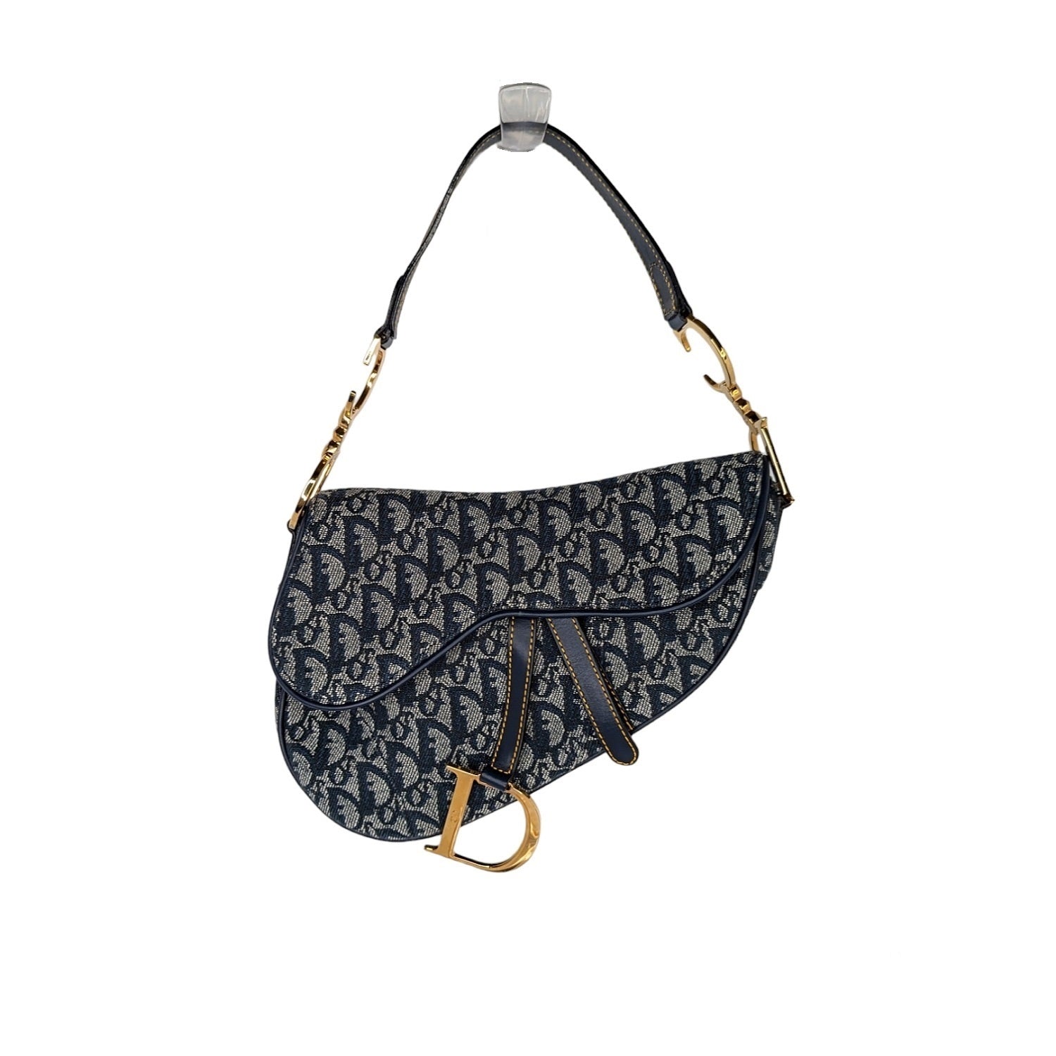 Christian Dior Oblique Jacquard Saddle Bag