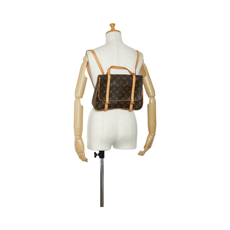 Louis Vuitton Monogram M51158  Daypack PVC/Leather Brown