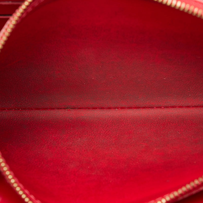 Louis Vuitton Monograms Verney Zippie Wallet Long Wallet M93058 Hot Pink Patent Leather  Louis Vuitton