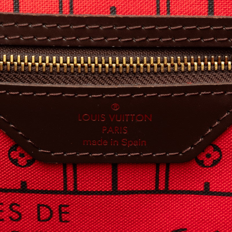 Louis Vuitton Neverfull MM in Damier Brown Ladies N51105 Tote Bag