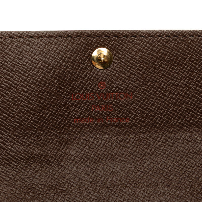 Louis Vuitton Damiere Multicle 6 6 Series Keycase N62630 Brown PVC Leather Lady Louis Vuitton