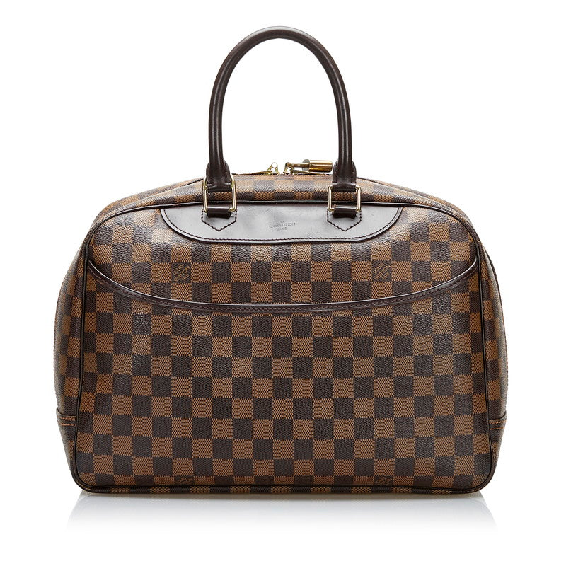 Louis Vuitton Louis Vuitton Damière N47272 Handbag PVC/Leather Brown