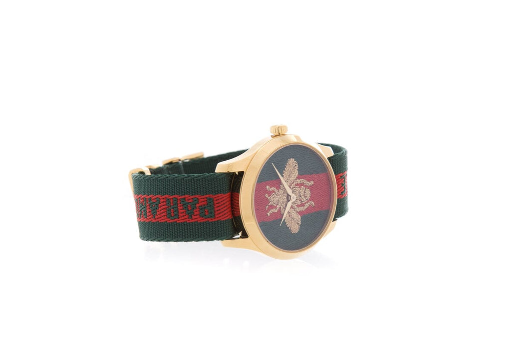 Gucci Red & Green G-Timeless 38 MM Watch