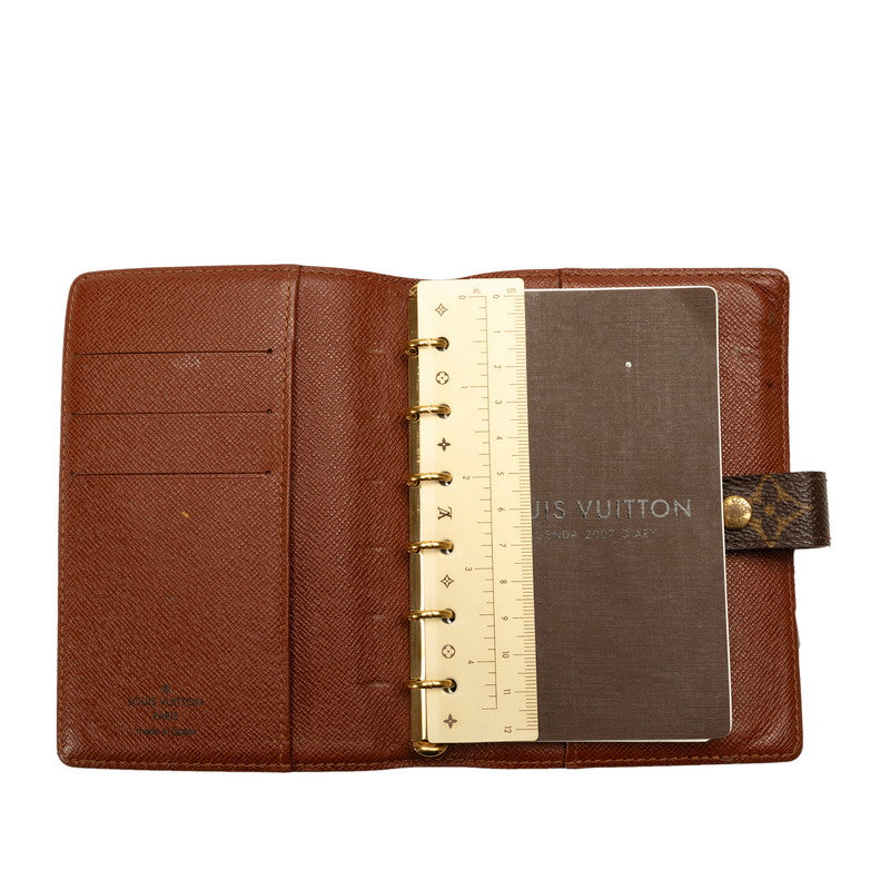 Louis Vuitton Monogram Agenda PM Notebook Cover R20005
