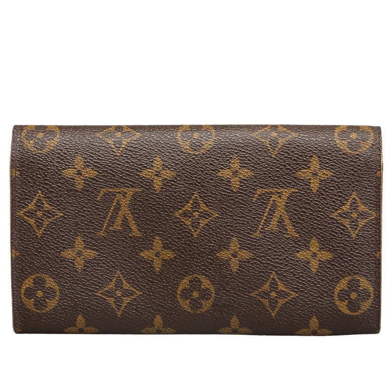 Louis Vuitton Monogram M61725 Long Wallet PVC/Leather Brown