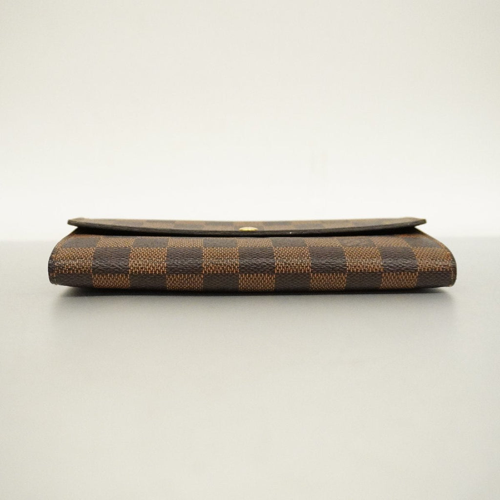 Louis Vuitton Long Wallet Damier Portomone Credit N61724