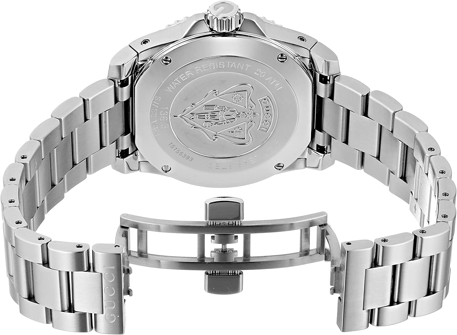 Gucci Dive Men's Black Watch YA136301