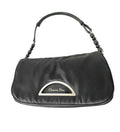 Christian Dior Nylon Malice Baguette Black Clutch