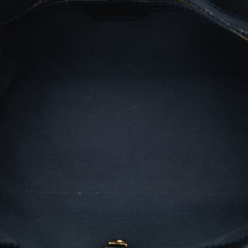 Louis Vuitton Wilshere PM Handbag Monogram Vernis M93684 Blue Green Patent Ladies