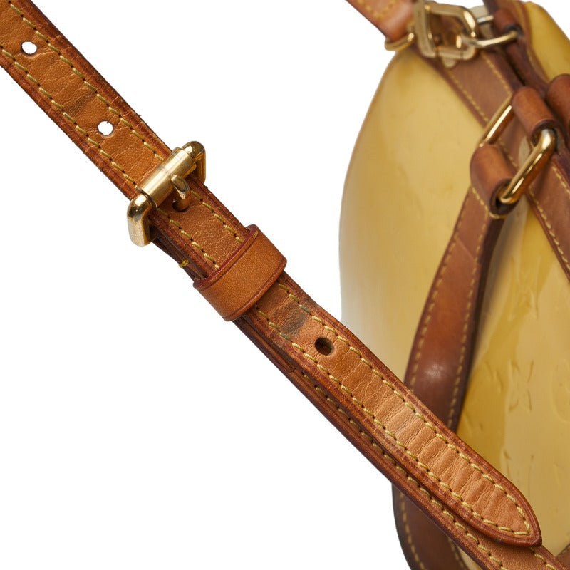 Louis Vuitton Monogram Verney Blair GM Handbag Shell Bag 2WAY M91454 Bronco-Royal Beige Patent Leather Ladies LOUIS VUITTON