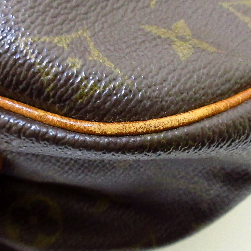 Louis Vuitton Brown Canvas Saumur shoulder bag