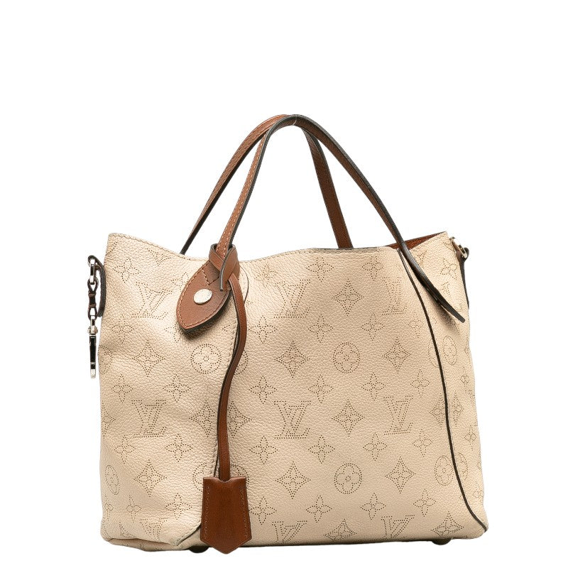 Louis Vuitton Monogram Machina M51950 Handbag Leather Crem Beige Ladies
