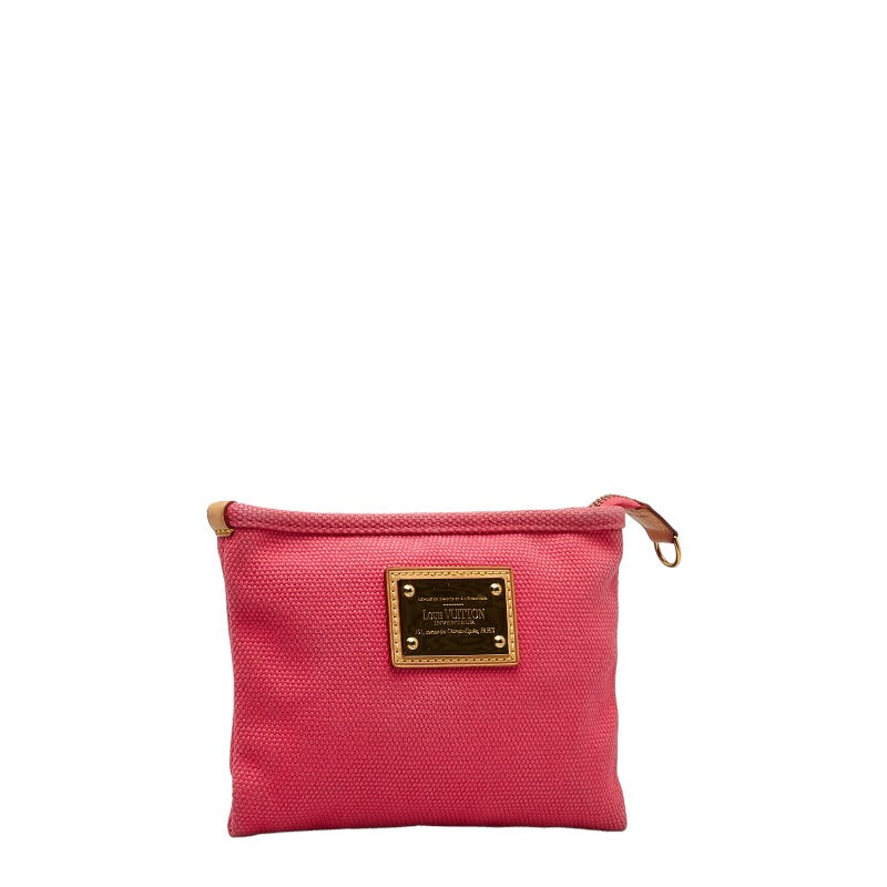Louis Vuitton Antigua ette Plate PM Porchette M40068 Rose Pink Canvas Leather  Louis Vuitton