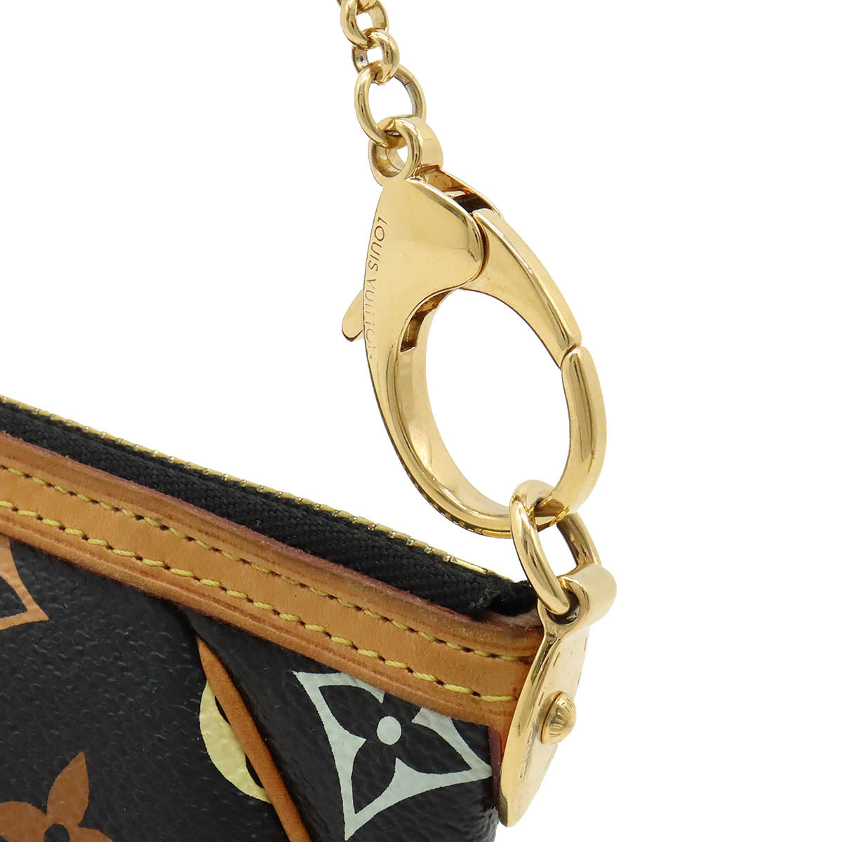 Louis Vuitton Monogram Multicolor  Mila MM Accessory Pocket Noir Black M60097