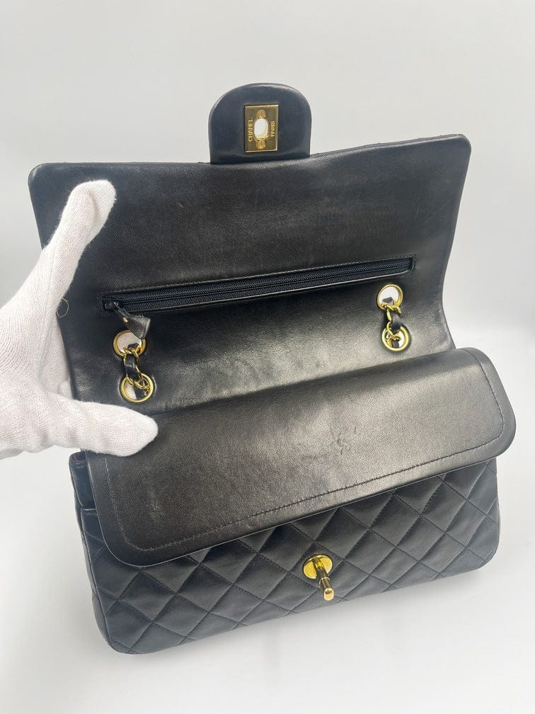 Chanel Classic Double Flap Bag with 24k gold plated hardware