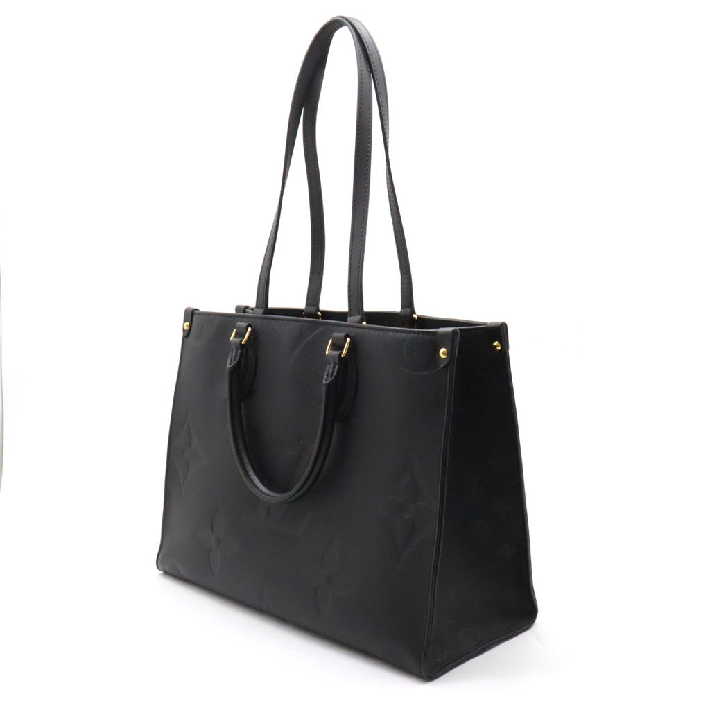 LOUIS VUITTON Louis Vuitton Monogram Emplant Onzago MM Tortoise Handbag 2WAY Shoulder Noir Black M45595