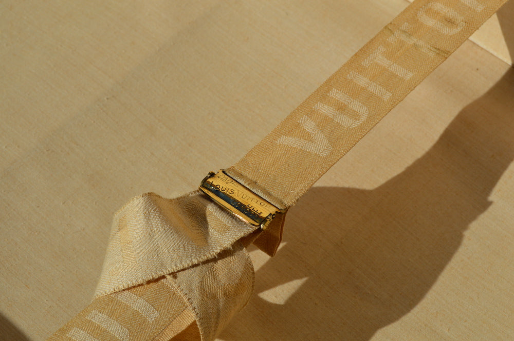 Louis Vuitton Brown Canvas Trunk travel bag