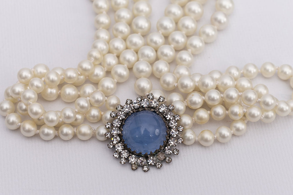 Collier de perles nacrées Dior (attribué à)